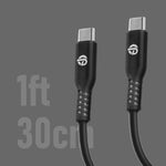 USB-C to USB-C Silicone Cable (3A/60W) – Reinforced with Internal Spring Protection
