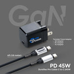 Travel Universal PD45W & Duraflex Pro Digital Screen Silicone Cable - 240W