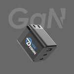 Triple-Port PD65W (PPS45W) 2C+1A Wall Charger