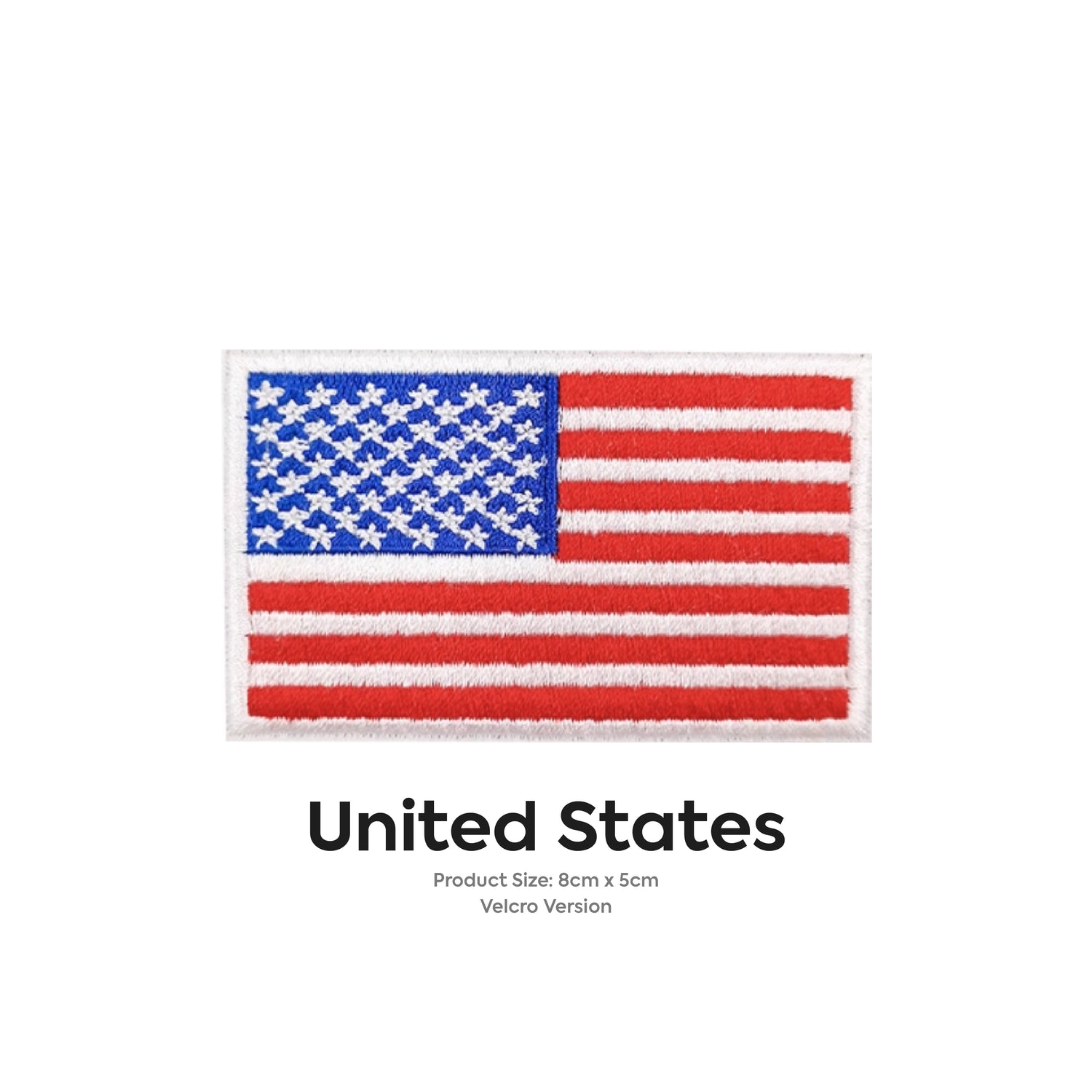 Country Flag Velcro Patch