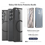 araree Galaxy S26 Series Protection Bundle — DUPLE M Armor case + CORE Clear glass