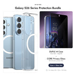 araree Galaxy S26 Series Protection Bundle — DUPLE M case + CORE Privacy glass