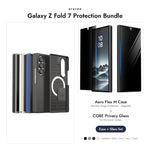 araree Galaxy Z Fold 7 Protection Bundle — Aero Flex M case + CORE Privacy glass