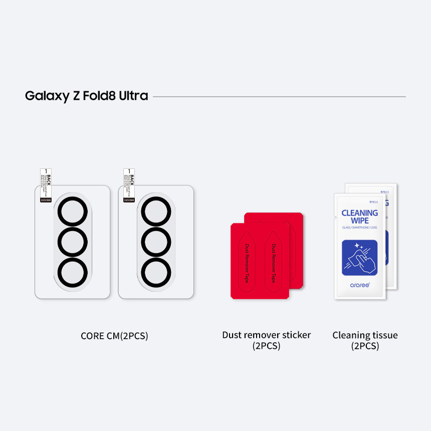 Araree - Galaxy Z Fold Ultra 8 | CORE Camera Lens Protector |