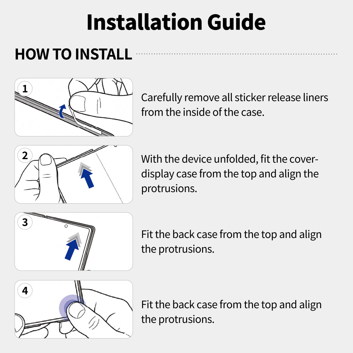 araree Aero Flex M iPhone Duo installation guide