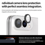 araree CORE MR individual lens caps slim profile on iPhone Duo