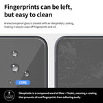 araree CORE iPhone Duo oleophobic coating fingerprint wipe demo