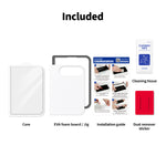 araree CORE iPhone Duo kit contents glass jig guide wipe dust remover