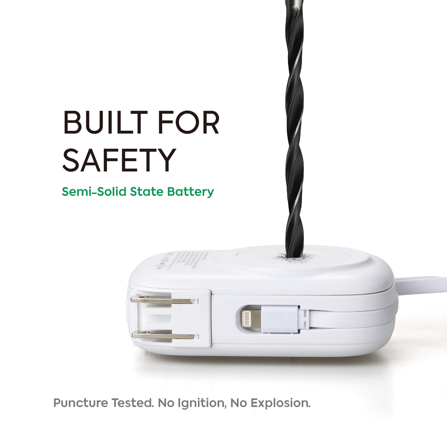 Semi Solid State 10000mAh PD20W 3 in 1 Powerbank