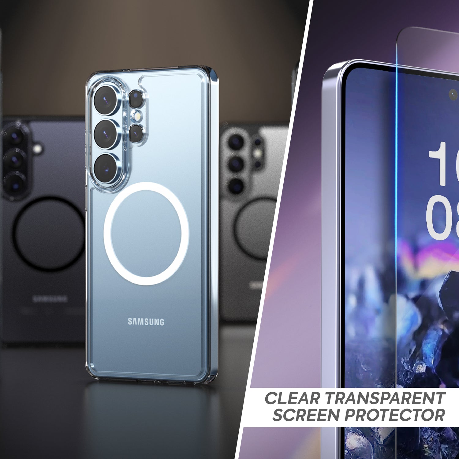 BUNDLE - Galaxy S26 Series Duple M | Phone Case + Screen Protector Clear + Lens Protector